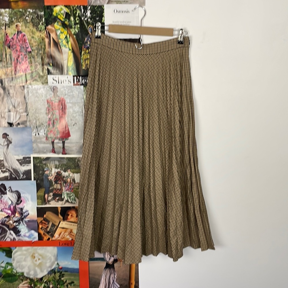 Plaid Zara midi skirt